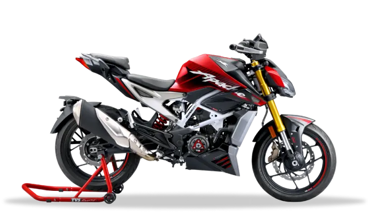 Apache RTR 310 Red with shadow